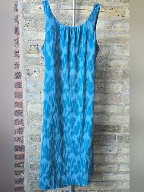 Prana Teal and Blue-Grey Active DRESS With Wicking Technology